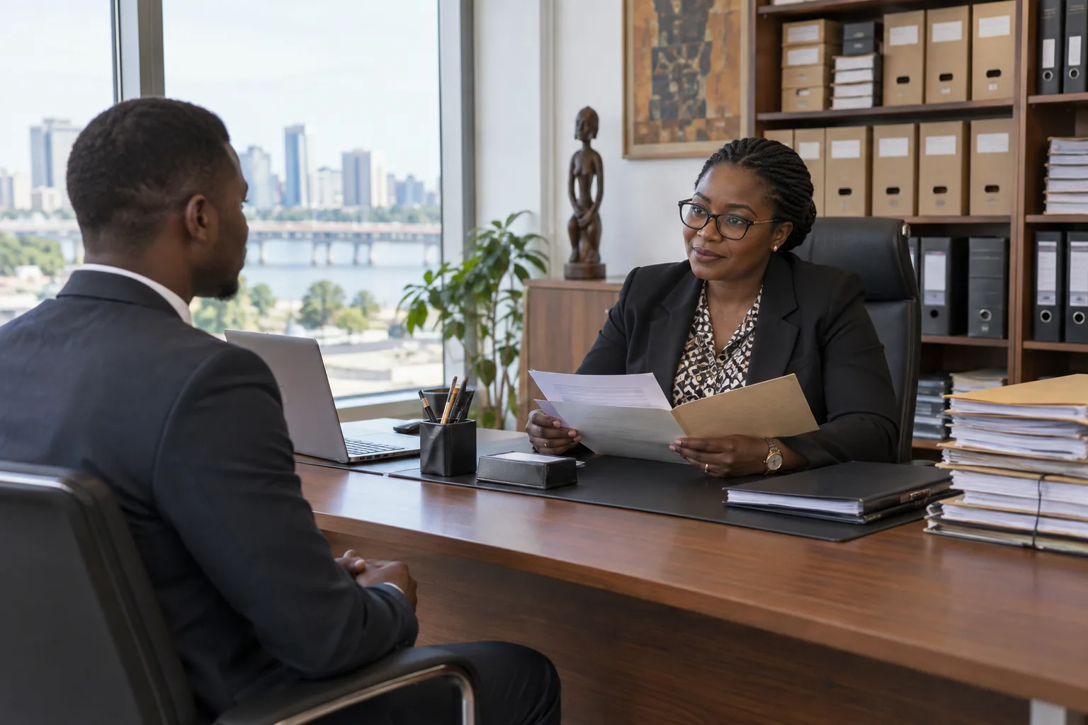 Professionnels africains de la gestion documentaire (illustration)
