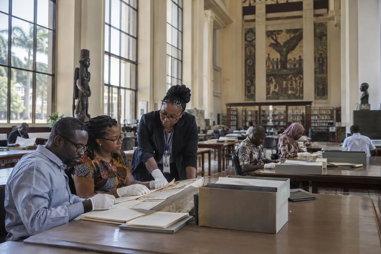 Institutions archivistiques africaines (illustration)