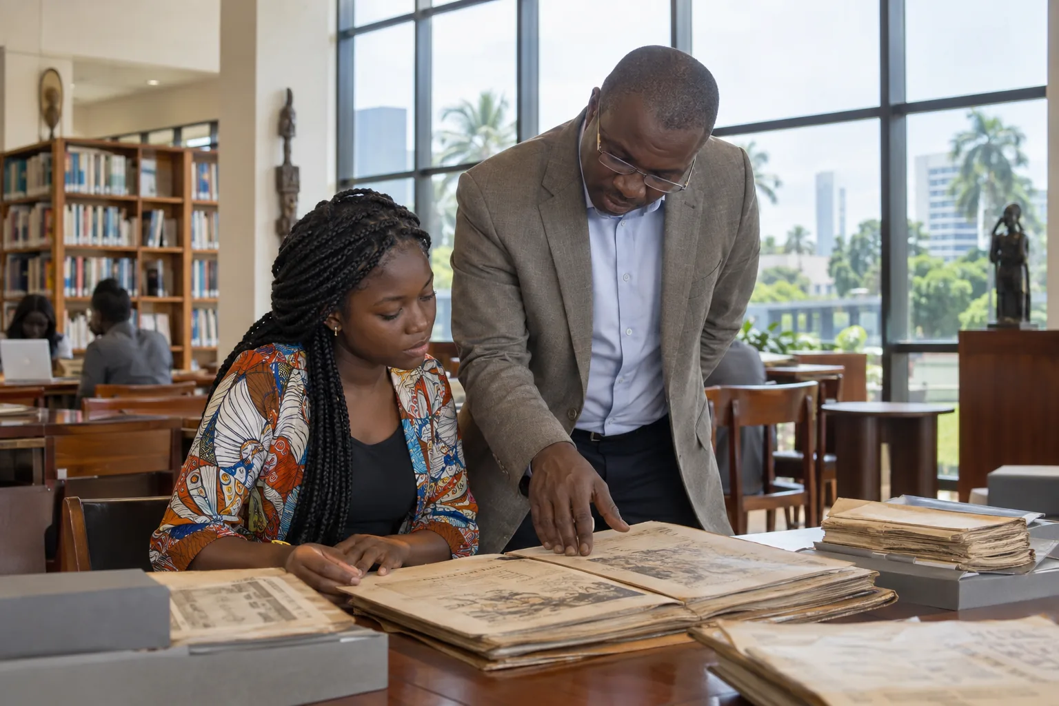 Recherche universitaire en archivistique (illustration)