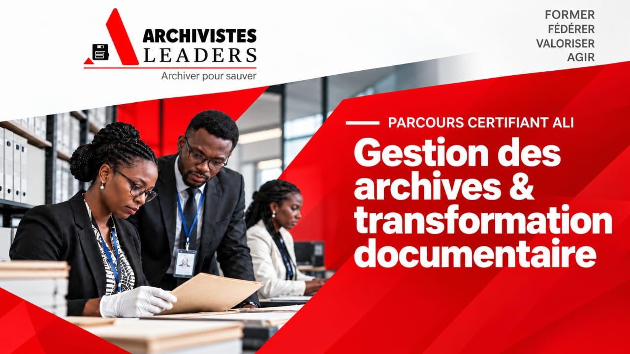 Affiche du parcours Gestion des archives